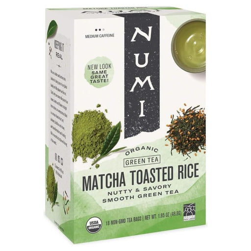 Numi Organic Tea - Toasted Rice - Box of 18 - Miller & Bean Coffee Company