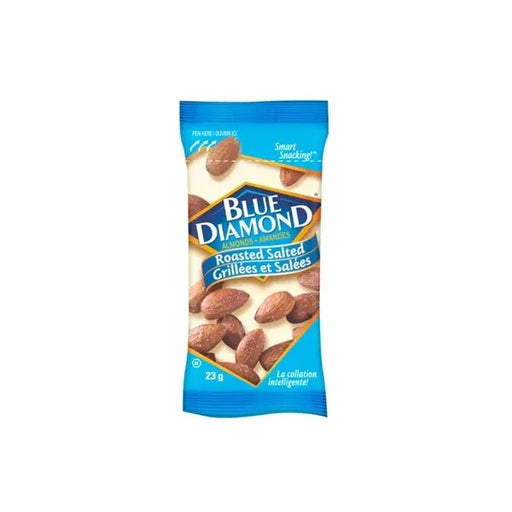 Nuts - Blue Diamond Roasted Salted Almonds - Box of 18 Packs - Miller & Bean Coffee Company