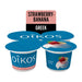OIKOS Greek Yogurt - Strawberry - Banana Flavour - Pack of 4 x 100g - Miller & Bean Coffee Company