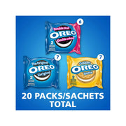 Oreo - Variety Pack - Individually Wrapped - Pack of 20 - Miller & Bean Coffee Company