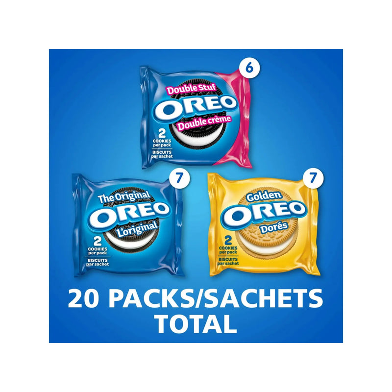 Oreo - Variety Pack - Individually Wrapped - Pack of 20 - Miller & Bean Coffee Company