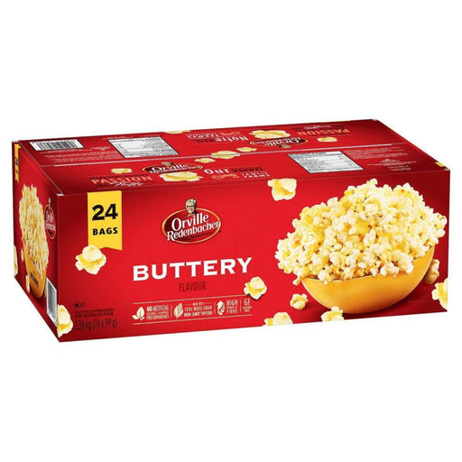 Orville Redenbacher Gourmet Popcorn - Light Butter - 99g x 24 Bags - Miller & Bean Coffee Company