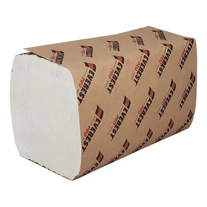 Paper Towels - Singlefold - White - 4000 Sheets - Miller & Bean Coffee Company