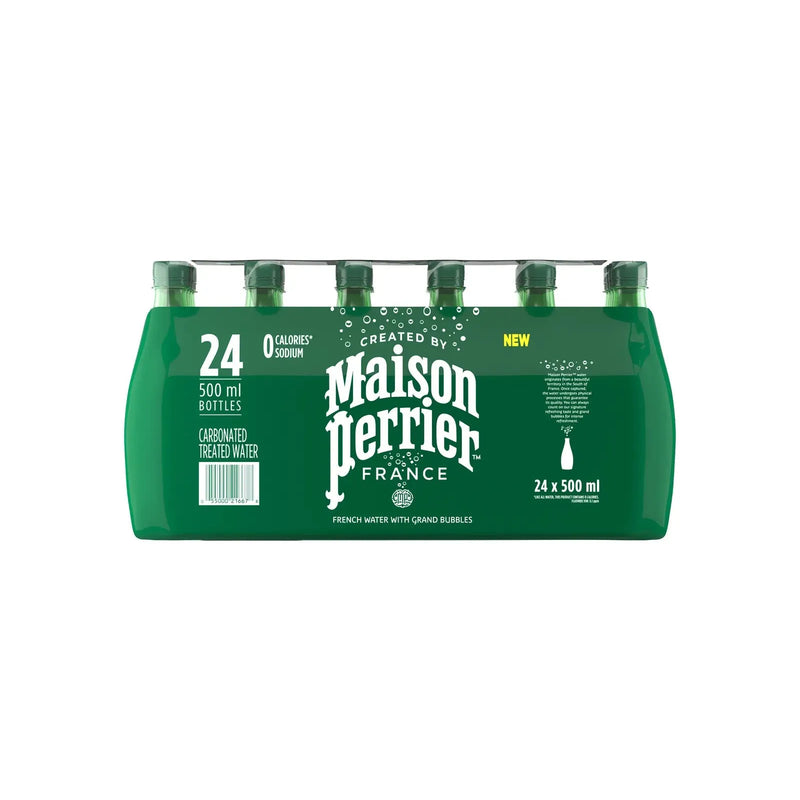 Perrier - Regular - 24 x 500ml (Plastic) - Miller & Bean Coffee Company