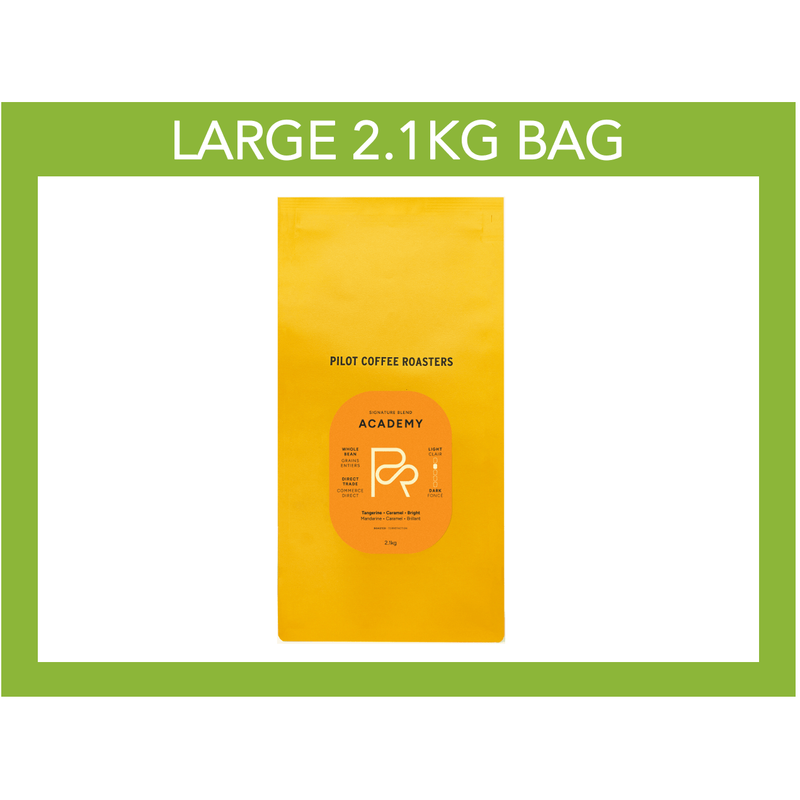 Pilot Coffee Roasters - Academy Blend - 2.1kg Large Bag - Miller & Bean Coffee Company