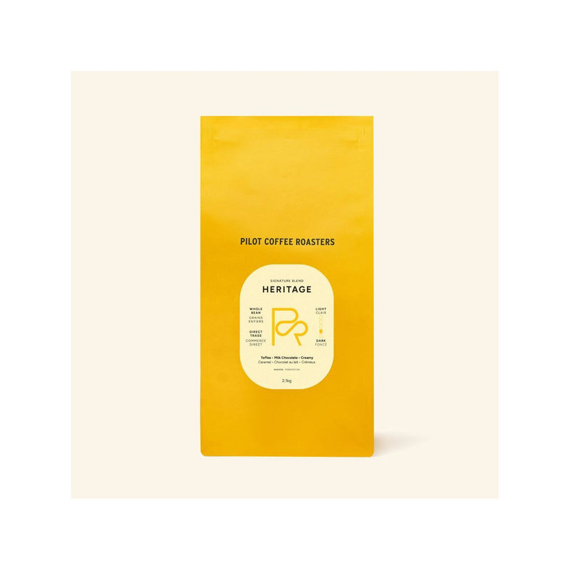 Pilot Coffee Roasters - Heritage Blend - 2.1kg Large Bag - Miller & Bean Coffee Company