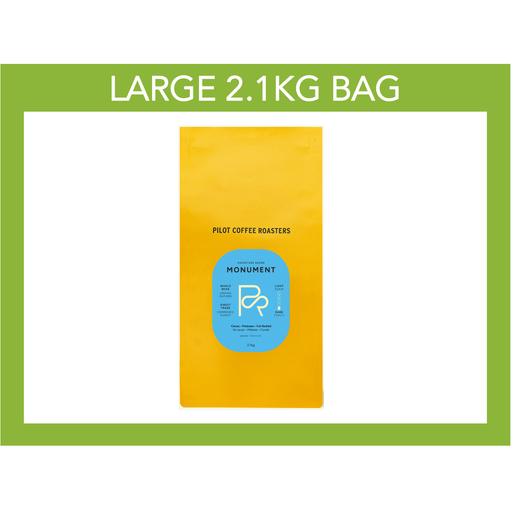 Pilot Coffee Roasters - Monument Blend - 2.1kg Large Bag - Miller & Bean Coffee Company