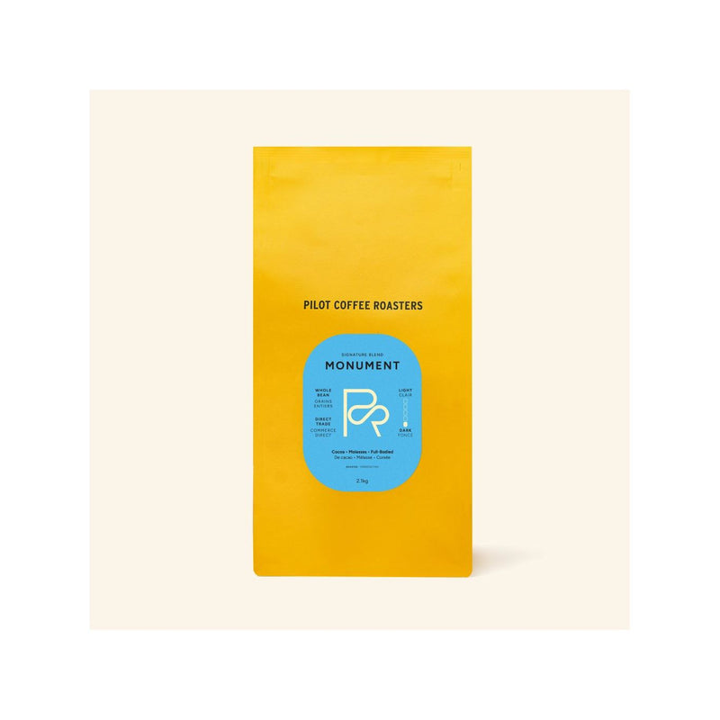 Pilot Coffee Roasters - Monument Blend - 2.1kg Large Bag - Miller & Bean Coffee Company