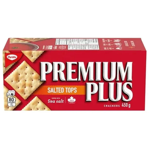 Premium Plus - Salted Tops - Crackers - 450g - Miller & Bean Coffee Company