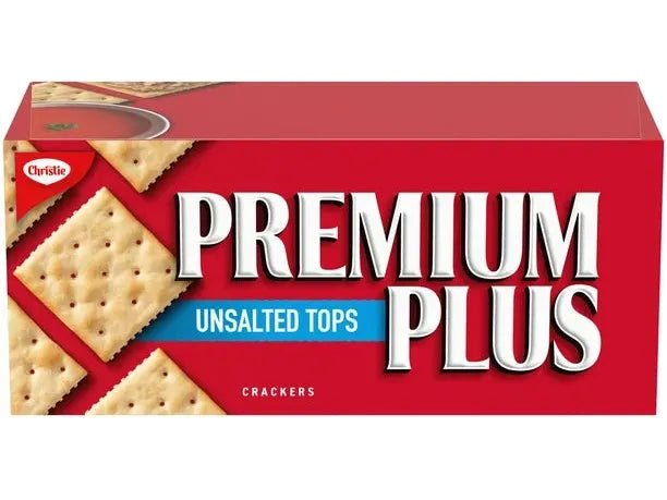 Premium Plus - Unsalted Tops - Crackers - 450g - Miller & Bean Coffee Company