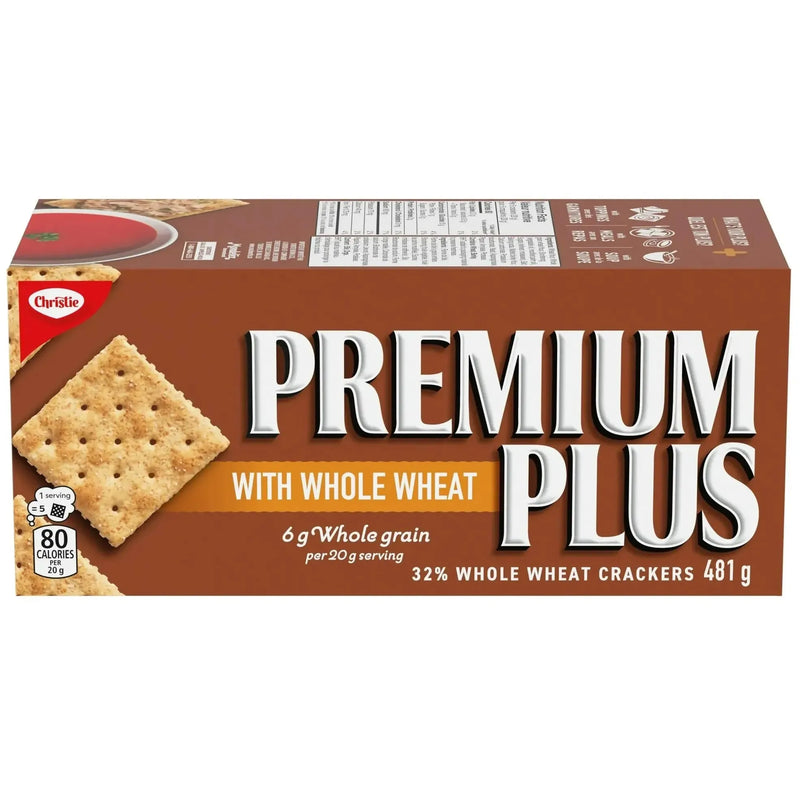 Premium Plus - Whole Wheat - Crackers - 481g - Miller & Bean Coffee Company
