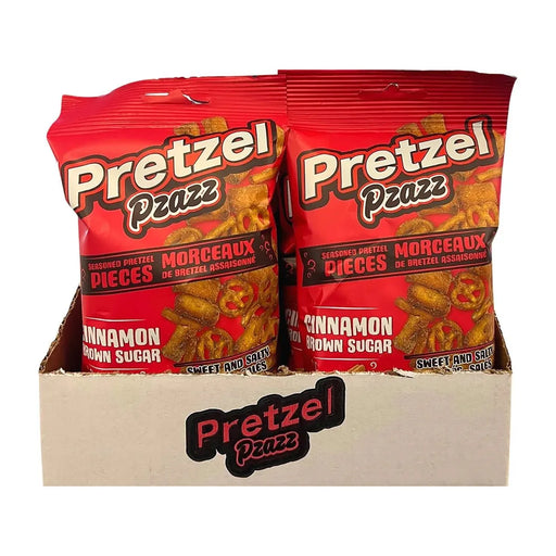 Pretzel Pzazz Cinnamon and Brown Sugar - 12 × 56 g - Miller & Bean Coffee Company