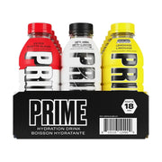 PRIME Hydration Variety Pack - 18 × 500ml - Miller & Bean Coffee Company