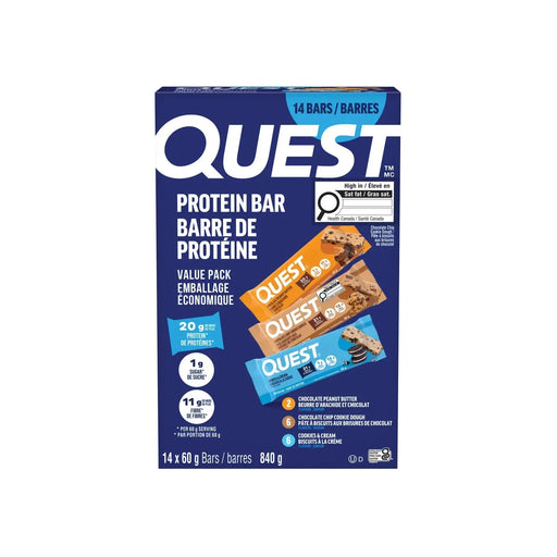 Quest Protein Bars Variety Pack - 14 × 60g - Miller & Bean Coffee Company
