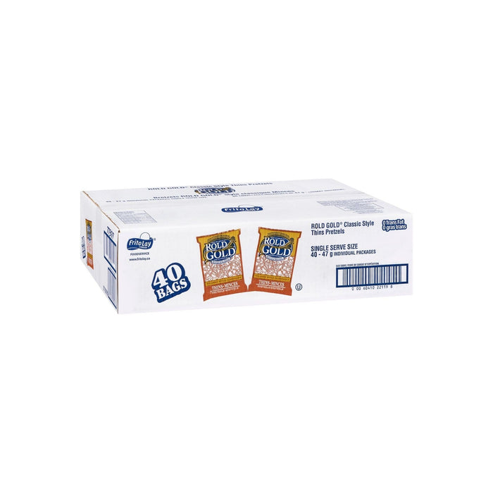 Rold Gold Classic Thins Pretzels - 40 x 47g - Miller & Bean Coffee Company