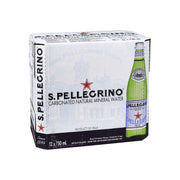 San Pellegrino Carbonated Mineral Water 15 × 750 mL (glass) - Miller & Bean Coffee Company