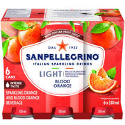 San Pellegrino - Light Sparkling Fruit Beverage - Blood Orange - 6 × 330mL - Miller & Bean Coffee Company