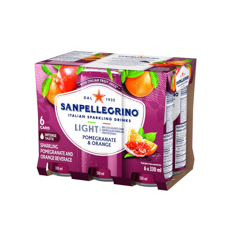San Pellegrino Light Pomegranate & Orange package information