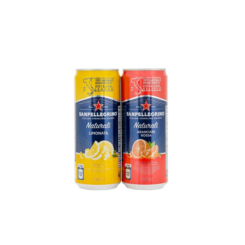 San Pellegrino Naturali Sparkling Beverage - Variety Pack - 24 × 330ml - Miller & Bean Coffee Company