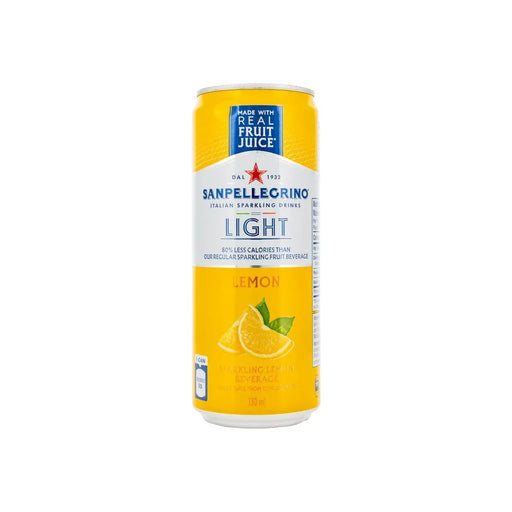 San Pellegrino Sparkling Beverage - Light Lemon - 24 × 330ml - Miller & Bean Coffee Company