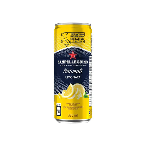 San Pellegrino Sparkling Beverage - Limonata - 24 × 330ml - Miller & Bean Coffee Company