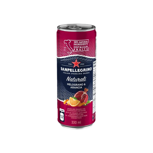San Pellegrino Sparkling Beverage - Melograno & Arancia - 24 × 330ml - Miller & Bean Coffee Company