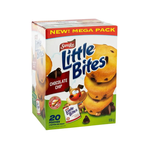 Sara Lee Little Bites Chocolate Chip Muffins - 20 Packs x 4 - Miller & Bean Coffee Company