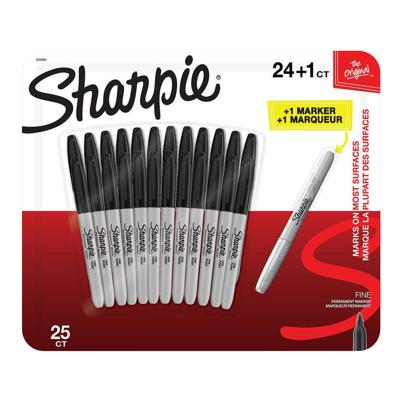 Sharpie Fine Markers - Pack of 25 - Miller & Bean Coffee Company