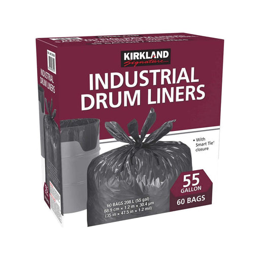 Smart Tie Industrial Drum Liners - 208L / 55gal - 60 Bags - Miller & Bean Coffee Company