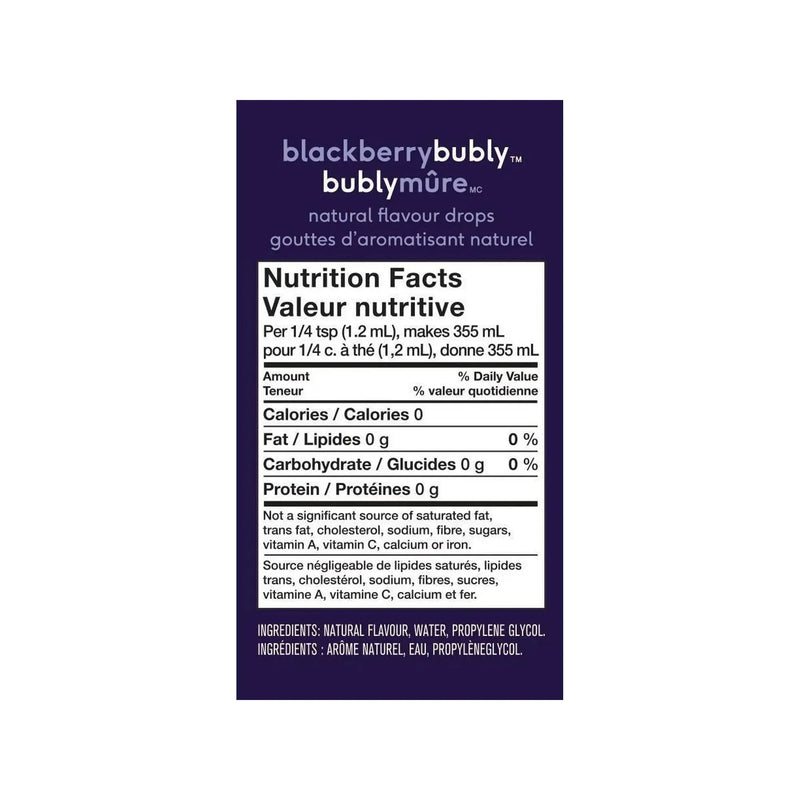 SodaStream Bubly Drops Blackberry - 40ml - Miller & Bean Coffee Company