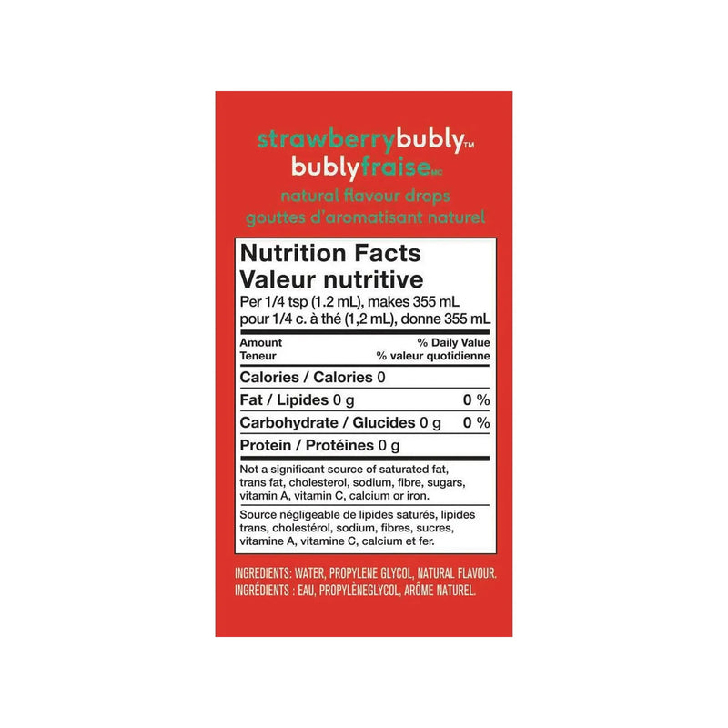 SodaStream Bubly Drops Strawberry - 40ml - Miller & Bean Coffee Company