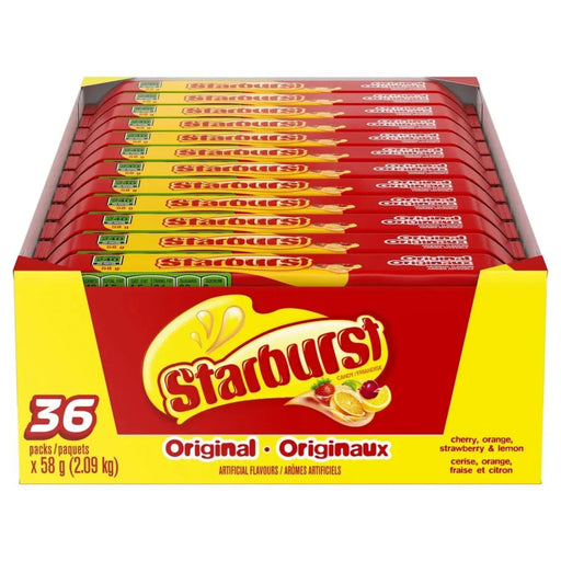 Starburst Original Fruit Candy - 36 × 58g - Miller & Bean Coffee Company