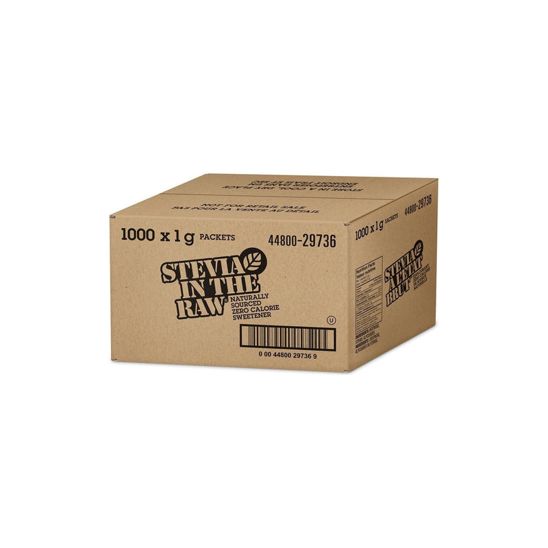 Stevia in the Raw Zero Calorie Sweetener - 1000 Packets - Miller & Bean Coffee Company