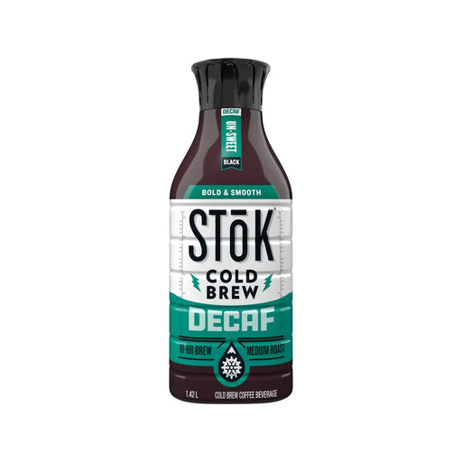 Stok Cold Brew Coffee - Black - Decaf - Unsweetened - 1.42 L - Miller & Bean Coffee Company