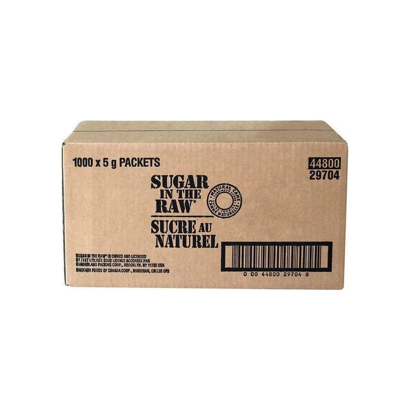 Sugar - Raw - 1000 Packets - Miller & Bean Coffee Company