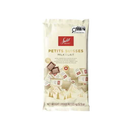 Swiss Delice Petits Suisses Milk Chocolate 1.5 kg - Miller & Bean Coffee Company