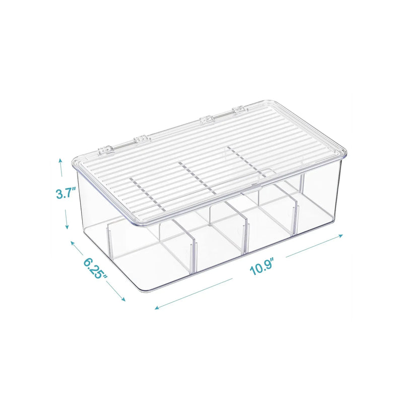 Tea Bag Organizer - 8 Compartments - Miller & Bean Coffee Company