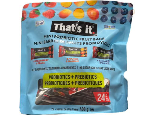 That's It - Probiotic Mini Fruit Bars - 24 x 20g - Miller & Bean Coffee Company