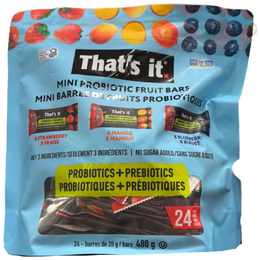 That's It - Probiotic Mini Fruit Bars - 24 x 20g - Miller & Bean Coffee Company