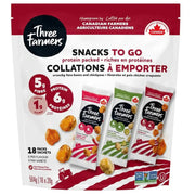 Three Farmers - Chickpeas & Fava Beans - Healthy Variety Snack Packs - 18 × 28g - Miller & Bean Coffee Company
