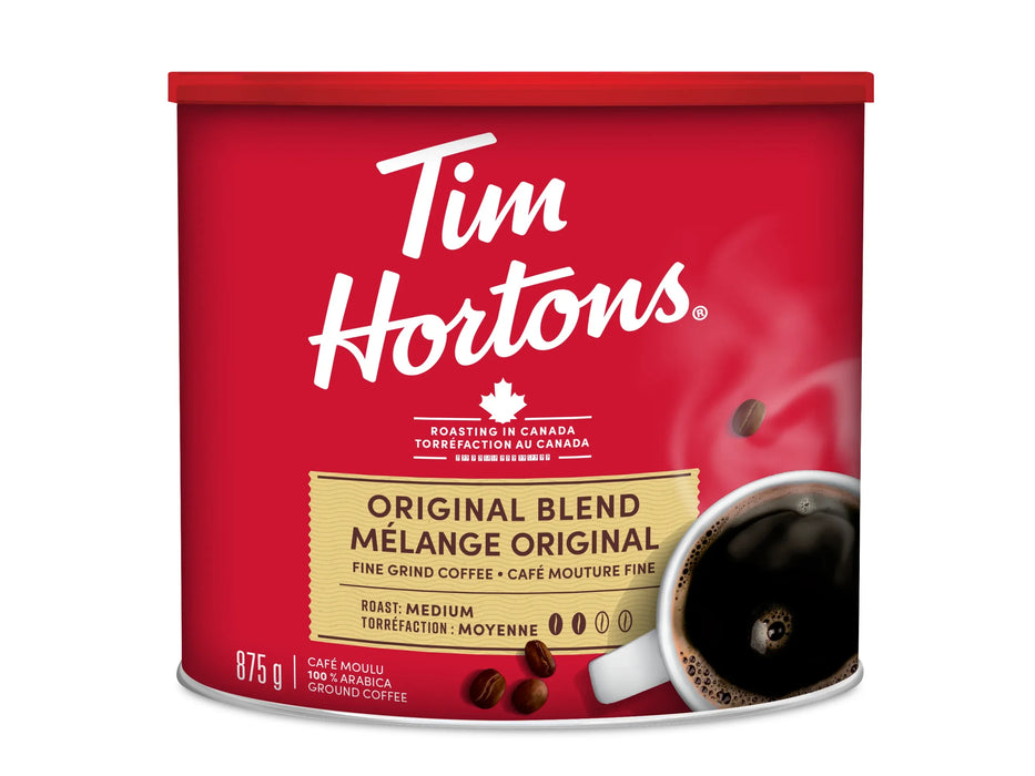 Tim Hortons Fine Grind Original Coffee 875g