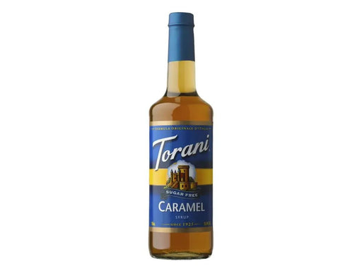 Torani Coffee Syrup - Sugar Free - Caramel - 750ml - Miller & Bean Coffee Company