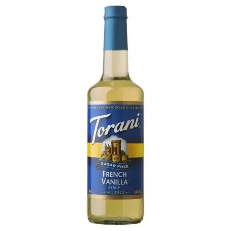 Torani Coffee Syrup - Sugar Free - French Vanilla - 750ml - Miller & Bean Coffee Company