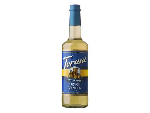 Torani Coffee Syrup - Sugar Free - French Vanilla - 750ml - Miller & Bean Coffee Company