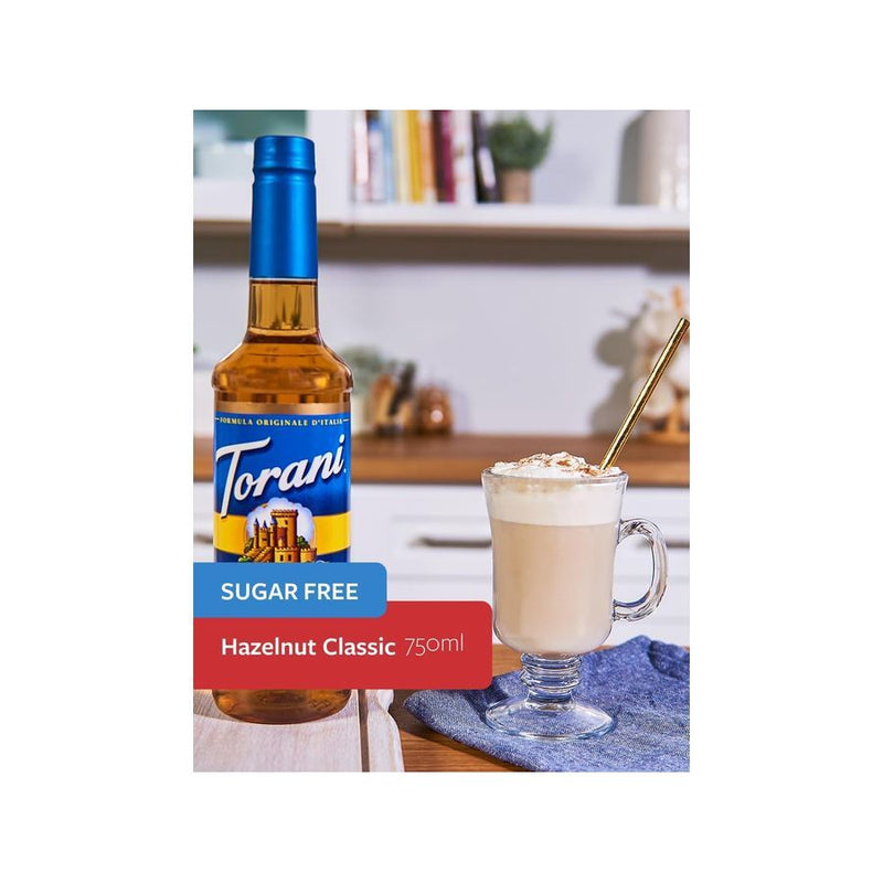 Torani Coffee Syrup - Sugar Free - Hazelnut - 750ml - Miller & Bean Coffee Company
