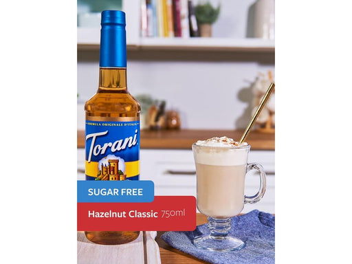 Torani Coffee Syrup - Sugar Free - Hazelnut - 750ml - Miller & Bean Coffee Company