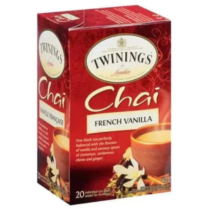 Twinings - Chai French Vanilla - Pkg 20 - Miller & Bean Coffee Company