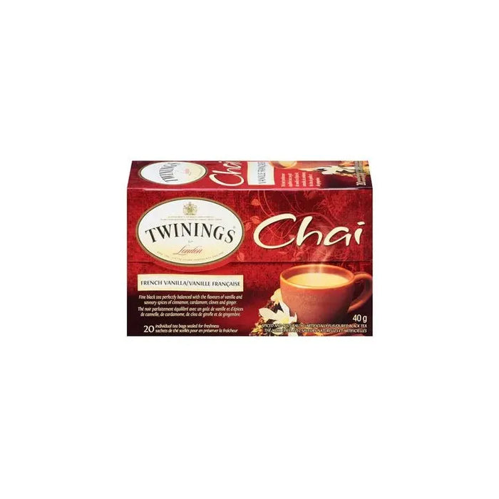Twinings - Chai French Vanilla - Pkg 20 - Miller & Bean Coffee Company