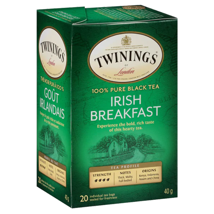Twinings - Irish Breakfast - Pkg 20 - Miller & Bean Coffee Company