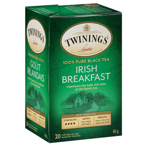 Twinings - Irish Breakfast - Pkg 20 - Miller & Bean Coffee Company